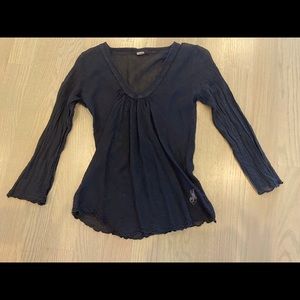 Nolita black cotton top